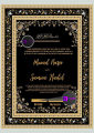 Nikah Certificate - Nikah Nama Certificate - Nikah Gift - Wedding Gift - Marriage Gift. 
