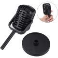 OUMERY Vintage Microphone Prop,Plastic Fake Microphone,Retro Microphones for Costume & Role Play,Antique Microphone Stage. 
