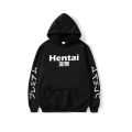 Hentai japanese printing fleece hoodie for  men. 