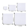 Mix Canvas Pack of 5 4by4+ 6by6+ 8by8+ 10by10+ 12by12 Canvas For Painting Canvas Boards Canvas Panels 100% Small Cotton Stretched Canvas Boards for Painting.. 