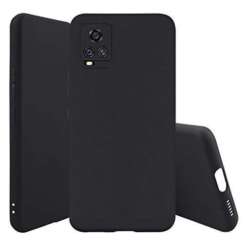 VIVO V20 Black Soft Silicon TPU Back Cover Case