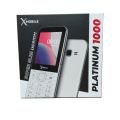 XMobile Platinum 1000 Mobile Phone | 2.8" Colorful Display, 2000mAh Battery | Auto Call Recording | One Year Warranty | PTA Approved. 