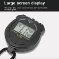 MeterMall Sport Stopwatch Timer Professional Recall Stop Watch Large Display Clock For Referee Swimming Running Competition. 