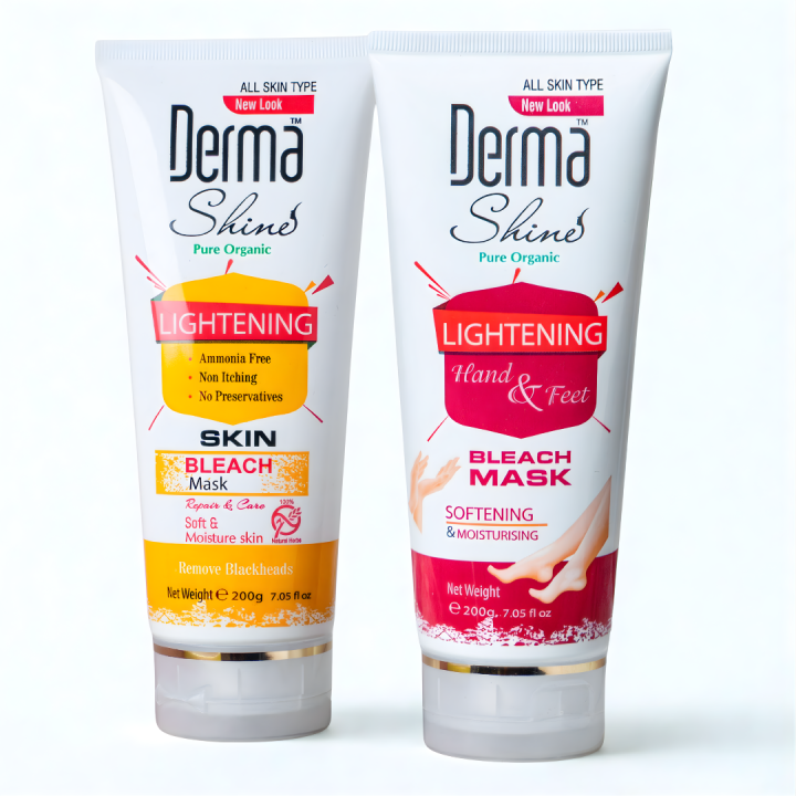 Derma Shine Bleach Kit ( 200 ML Tubes )