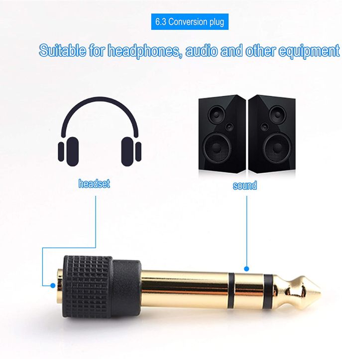 2%20PCS%20%201/4%20to%203.5mm%20Adapter%201/4''(6.35mm)%20Male%20to%201/8''%20(3.5mm)%20Female%20Headphone%20Adapter%20Pure%20Copper%20Stereo%20Audio%20Adapter%20for%20Guitar,%20Digital%20Piano,%20Microphones,%20Audio%20Connector%20-%20Image%207