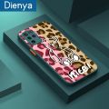 dienya For OPPO A94 OPPO Reno 5 Lite OPPO F19 Pro OPPO Re Case Fashion Tide Bear Thin Frosted Transparent Cover Lens Camera Protect Edge Full Cover Casing Hard Cases. 