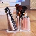 Cosmetic Makeup Organizer Transparent Acrylic Lipstick Holder Display Stand Nail Polish Eyebrow Pencil Storage Box Toothbrush Holder Stationary Holder. 