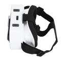 VR 3D Headset HD Optical Lenses VR Goggles Adjustable Pupil Distance 360 Degree Panoramic for 4.7-6.53 inch Cell Phones. 