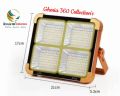 Solar LED Flood Light 100W Outdoor Emergency Portable Light With Power Bank Option. 