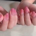 New Long Ballerina False Nails Aurora French Nail Tips Full Cover Simple Lines Fake Nails DIY. 