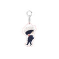 Anime Jujutsu Kaisen Keychains Satoru Gojo Pendant Keyring Unisex Halloween Cosplay Accessory Gifts. 