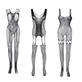 Fishnet Bodysuits Women Fishnet Bodystockings Lingerie Elastic Lace Mesh Bodysuit Hollow Fishnet Body Stockings for Date Wearing. 
