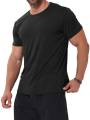 ActiveFlex Dry Fit Gym Shirt Workout Shirts For Men Short Sleeve Athletic Active Tops Quick Dry Crew Neck T Shirt For Running And Gym. 