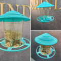 Birds Hanging Feeder,Waterproof Hanging Wild Bird Seed Feeder, Decoration Birds outdoor Terrace Home Garden Hanging Feeder, Bird Feeding Pots Hanging Bird Feeder Seed Cage Tree, Parrots, Sparrow, Finches, Budgies, Love Birds, Pet Supplies, Wild Birds. 