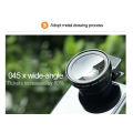 37mm 0.45X Super Wide-Angle Mobile Phone Lens, Super Macro Camera Lens 1PCS Magnifying Glass, General Outdoor Travel Use-rose golden. 