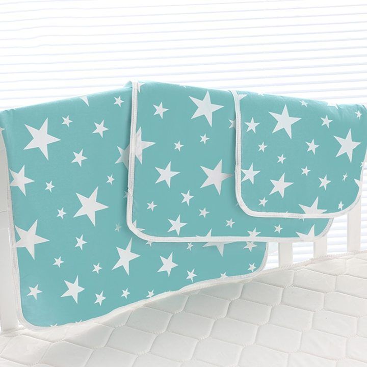 3%20Pcs%20Infant%20Baby%20Diaper%20Changing%20Mat%20Bed%20Protector%20Waterproof%20Urineproof%20Baby%20Godri%20Sojni%20Cotton%20With%20Foam%20Sheet%20with%20Plastic%20Back%20Baby%20Accessories%20-%20Image%203