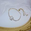 Luxury 925 Sliver Zircon Moon Star Diamond Bracelet Woman Bangles Anniversary. 