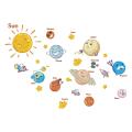 Background Sticker Solar System Excellent Workmanship Sticker Decal. 