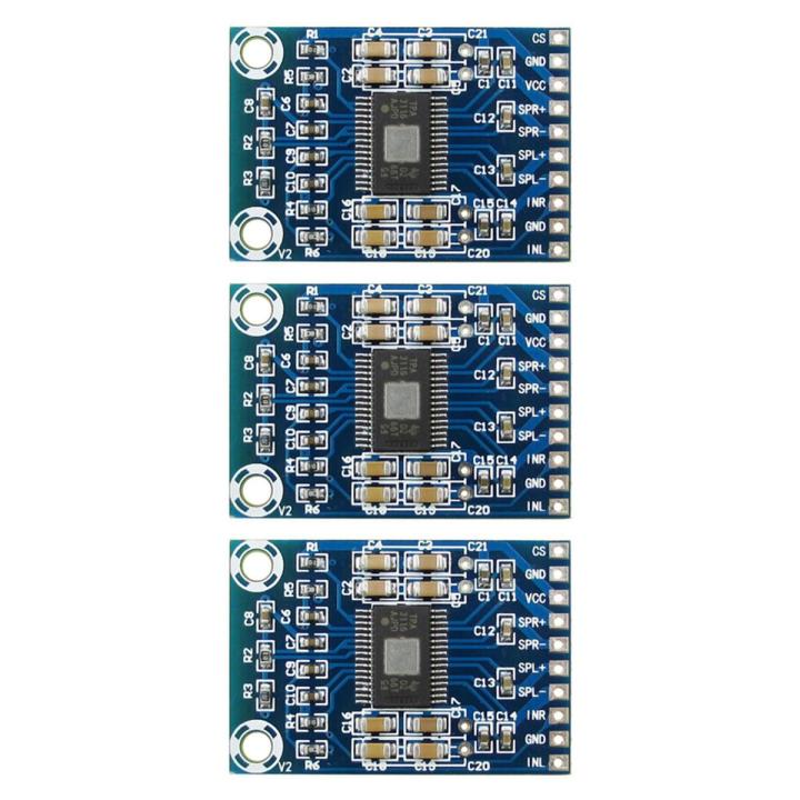 3X TPA3116D2 Mini Digital Power Audio Stereo Amplifier Board,Dual Channel 50W Class D DC 12-24V Ampli AMP Amplify Module