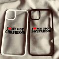 【2023NEW】Funny I Love My Hot Girlfriend Phone Case for iPhone 13 14 12 11 Pro Max Mini X XR XS Max 7 8 Plus Couple Silicone Paired Covers. 
