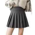 Women Pleated Skirt Above Knee Colorfast Lady Skirt. 