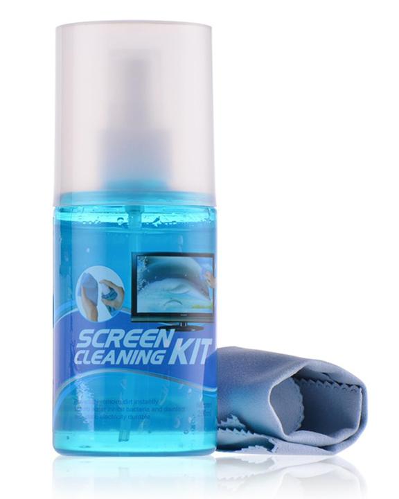 Multipurpose Screen Cleaner For LCD, LED, T.V. Displays Laptop, Mobile Camera, Mobile Screens With Cloth Screen Cleaning Kit