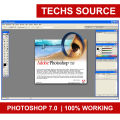 Photoshop 7 Software by Techs Source. 