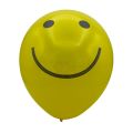 Emoji Latex Balloon - 12 Inch - Balloon Decoration Item - Yellow - Pack Of 10. 