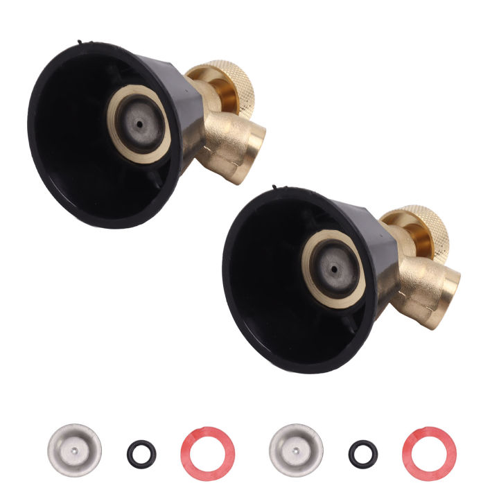2 Set Adjustable Misting Nozzle Copper Plastic Big Fog Fine Mist Water Atomizing Spray Sprinkler