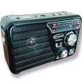 Portable All in One Rechargeable Radio with FM AM SW Bands MP3 Player USB Memory Card AUX Support. 