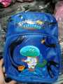 catoon bag  Backpack Dinosaur Astronaut Backpack for kids, School bag for kids Grade 1-3  (Blue). 