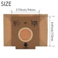10 Pcs Vacuum Cleaner Kraft Paper Dust Bags Dual Filter Dust Bag Fit for Z1480 ZW1200-211 ZC1120B ZC1120R ZC1120Y ZMO1510 ZMO1511 ZMO1530 ZMO1550 Series. 