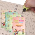 Sank Magic Practice Copybooks with Magic Pen - Reusable Handwriting Workbook for Kids - English Letters, Numbers, Addition, Subtraction, Drawing, and Calligraphy Pens Set for Beginners. 