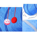 Pet Cat Kitten Tunnel Tube Toy Hide Playing Foldable House Hanging Ball Bell. 