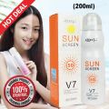 V7 Whitening Skin Fairness Sunscreen Spray Waterproof Deep Hydration. 
