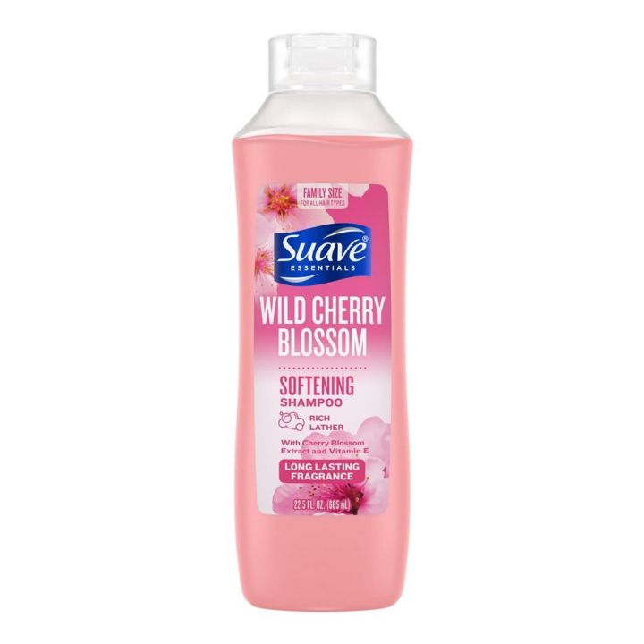Suave Essentials Wild Cherry Blossom Shampoo 665ml