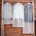 CUSTOMIZE Clothes Dust Cover Transparent Coat Cover Dust Protection Garment Cover Clothes Protector Clothing Storage Clear Coat Bag Plastic Coat Cover Suit Cover Sherwani Cover Burka Cover Kids Coat Cover Jacket Cover T-shirt Protector Formal Wear Storage. 