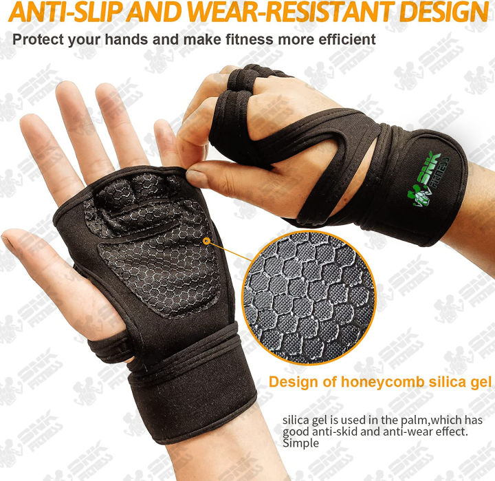 SNK%20Fitness%20GYM%20GLOVES%20Weight%20Lifting%20Gloves%20Fitness%20Gloves%20With%20Wrist%20Support,%20Gym%20Workout,Weightlifting%20&%20Fitness-Leather%20Padding%20-%20Image%204