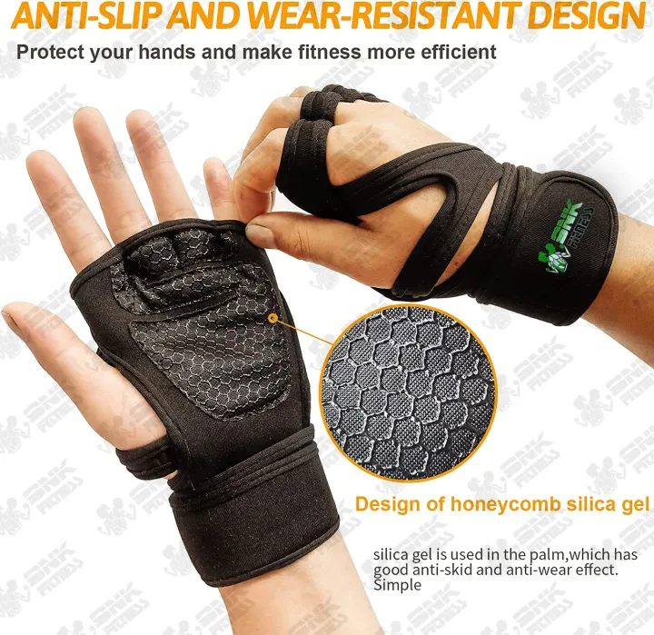 SNK%20Fitness%20GYM%20GLOVES%20Weight%20Lifting%20Gloves%20Fitness%20Gloves%20With%20Wrist%20Support,%20Gym%20Workout,Weightlifting%20&%20Fitness-Leather%20Padding%20-%20Image%204