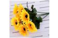 Premium Quality -Sunflower Bunch Artificial Flowers Floral Decor For Home and Office Decorations Sun Flower-Yellow. 