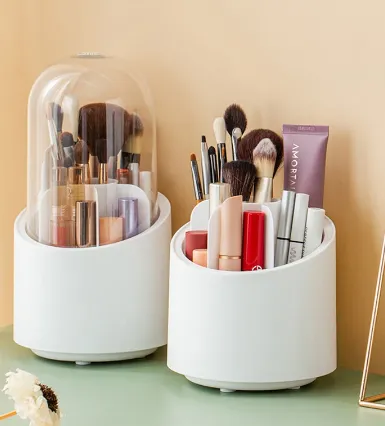 360%20%C2%B0%20Rotation%20Dustproof%20Transparent%20Cover%20Pencil%20Desktop%20Accessories%20Storage%20Box%20Dressing%20Table%20Makeup%20Brushes%20Storage%20-%20Image%202