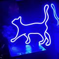 Neon LED Light Cat shape Sign decoration light beautiful design for home and gifting item. 
