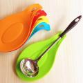 Spoon rester 1Pcs Silicone Spoon Rest Heat Resistant Utensil Holder Cooking Tool Rest Pad Grade Silica Gel Spoon BY MZ TRADERS. 