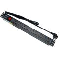1U 19" Multipurpose socket 8port PDU rack mount power strip power distribution unit for server rack data center. 