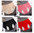 SHOPBOP Pack of 3 Leak Proof Menstrual Panties of Large Size Cotton Panties Women Sexy Physiological Underwear Period Waterproof Briefs. 