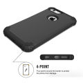Hybrid Heavy Duty Shockproof Full-Body Protective Case with 3 Layer PC+Silicone for iPhone 6 6S Plus/iPhone 7/8 Plus. 