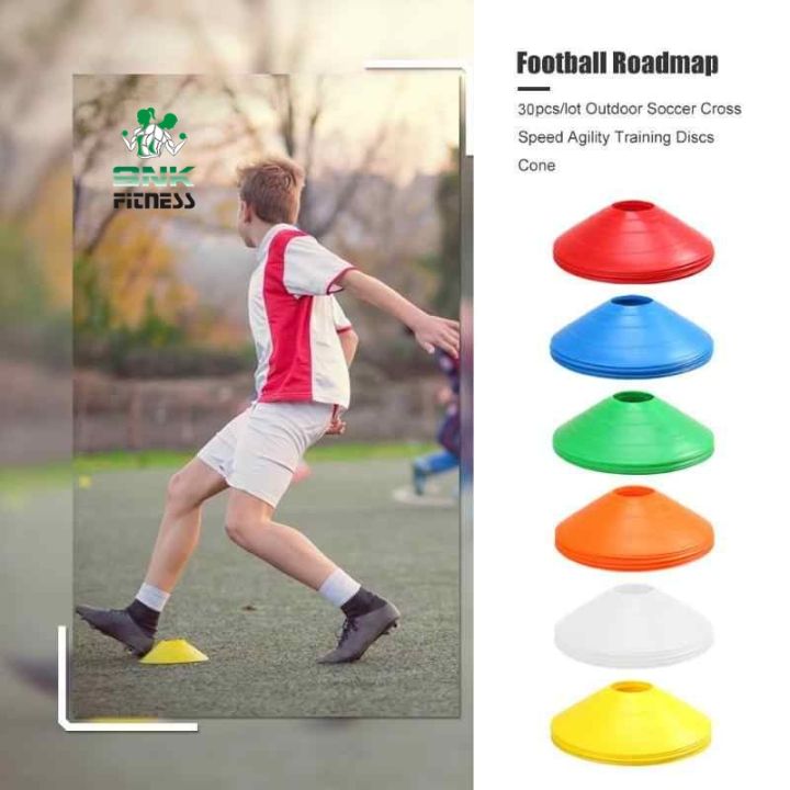 Pack Of 50 Practical Mini Field Cone Discs Marker Soccer Football Sports Speed Training Tool