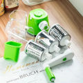 Vegetable Drum Slicer with 3 Blade - Manual Tabletop Drum Multi-Shredder Cheese Grater Machine - 3 In 1 Manual Rotary Vegetable Drum Cutter Hand Operated Chopper - Drum Grater - Salad Cutter - Kitchen & Dining, Food Processors - Graters, Peelers & Slicer. 
