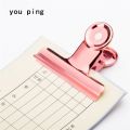 50Mm 38Mm 31Mm 22Mm Color Round Metal Clamp Clips Student School Office Supplies New. 