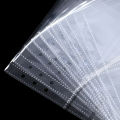 10pcs Standard Clear Plastic Photo Album Transparent A5 Binder Refill Sleeves. 